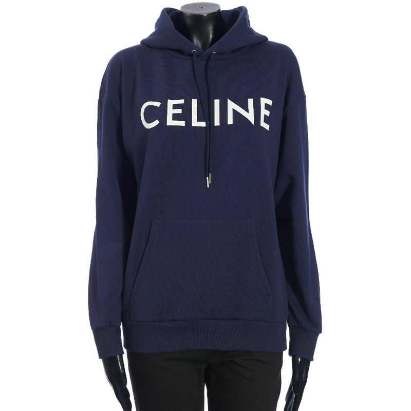 celine/赛琳连帽卫衣女士经典徽标印花logo长袖时尚潮流思琳上衣