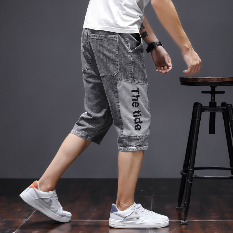 超薄男牛仔短裤