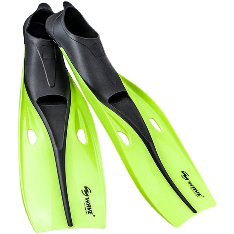 wave成人潜水脚蹼自由泳男女软脚掌长脚鸭蹼游泳专业训练浮潜装备