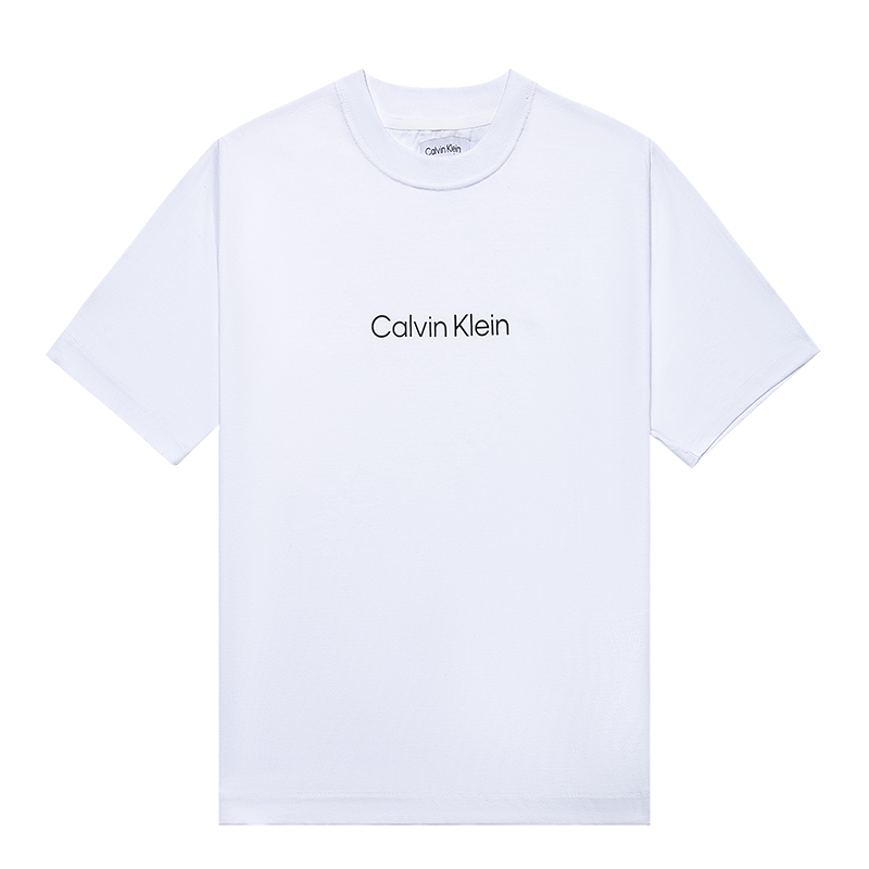 Calvin Klein/CK 男士简约舒适运动T恤正品进口热印休闲短袖