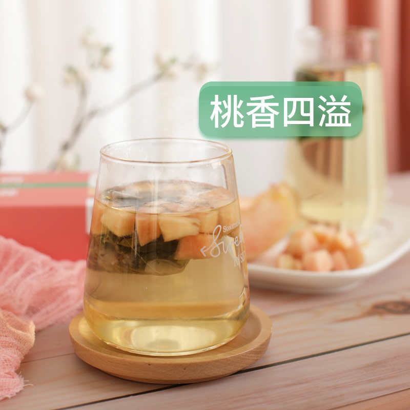 桃香四溢!易则蜜桃乌龙水果茶包白桃白茶茶叶水奶茶汁日本级工艺