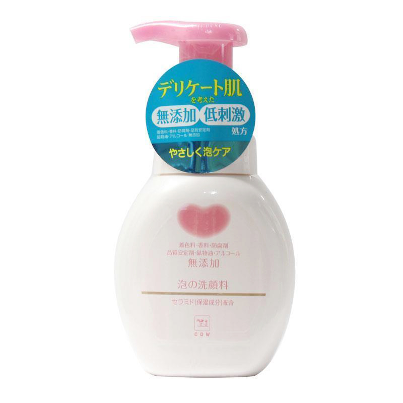 保税区 日本原装COW牛乳石碱共进社 泡沫洗颜洁面乳洗面奶 200ml