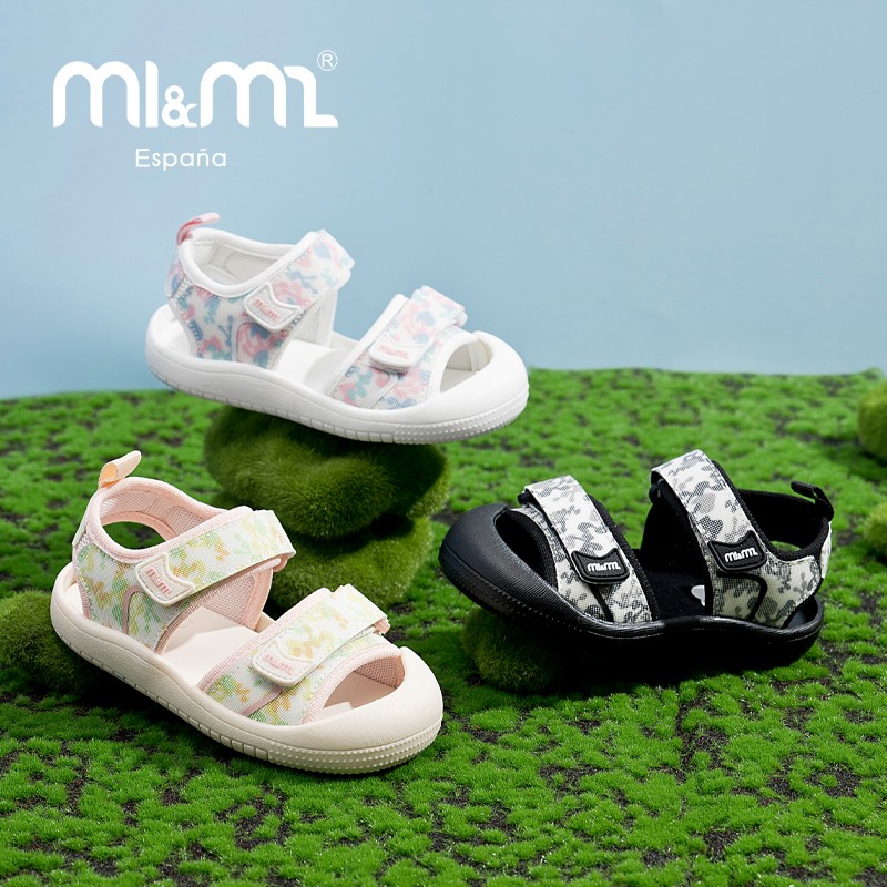 m1m2西班牙童鞋夏季新款宝宝机能鞋沙滩鞋男女童凉鞋时尚软底防滑