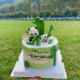 可爱大熊猫蛋糕装饰摆件国宝熊猫动物竹子竹笋甜品烘焙插件插牌