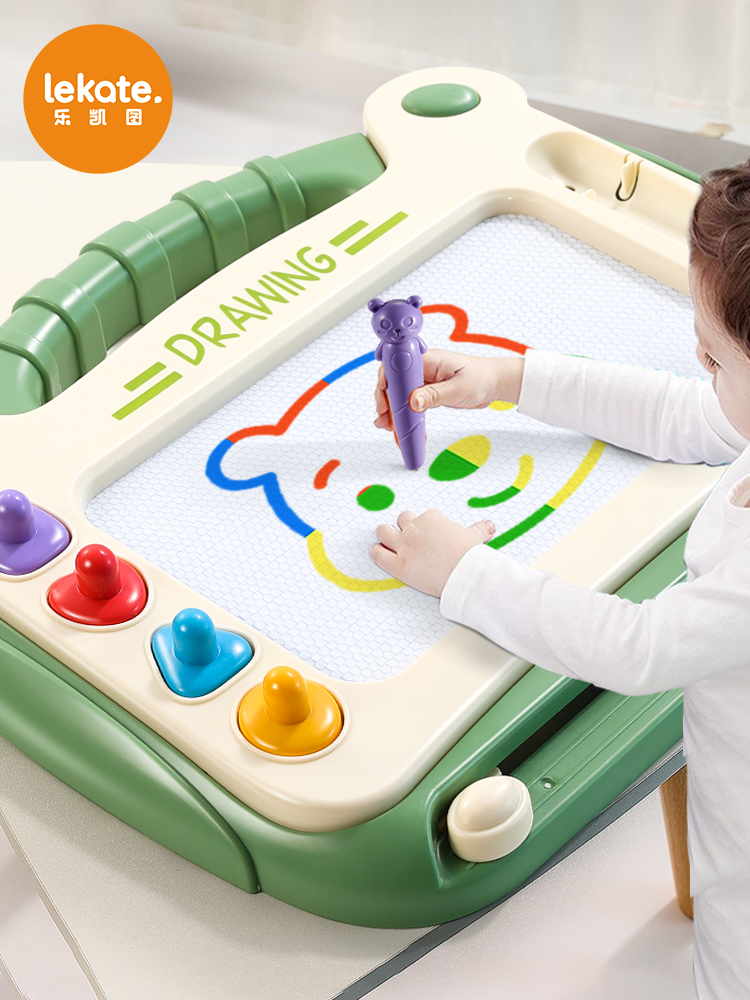儿童画板家用可擦消除的幼儿磁性写字板宝宝画画神器涂色2岁1玩具