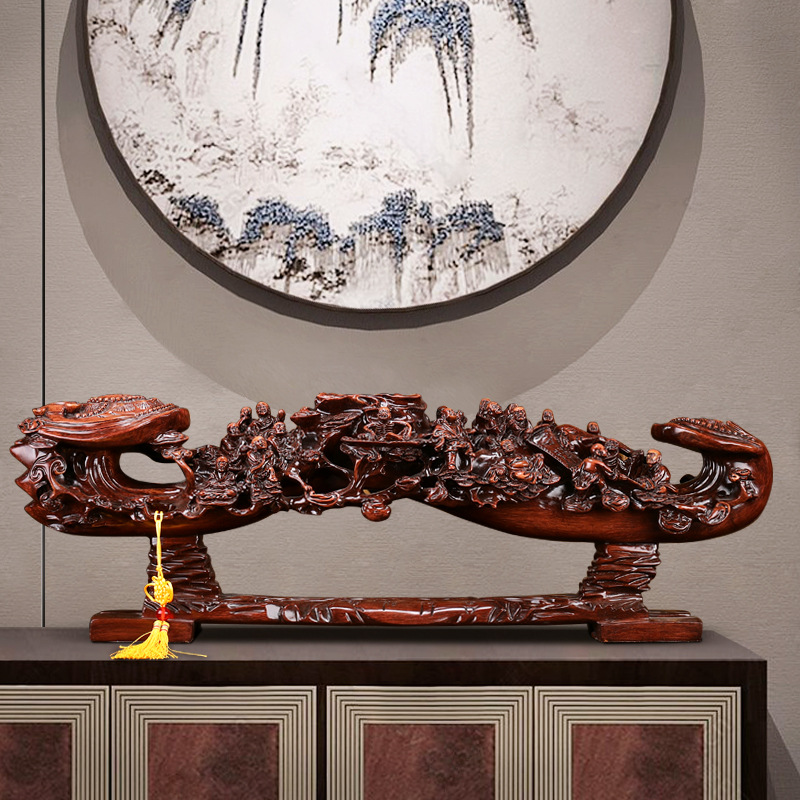 十八罗汉中式进门玄关摆件客厅家居办公室桌乔迁开业礼品