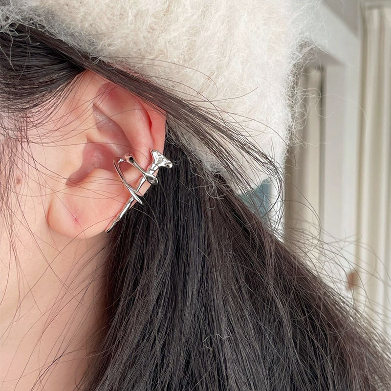 atelierso22ss巴别塔系列钉子耳骨夹无耳洞耳夹耳饰原创设计