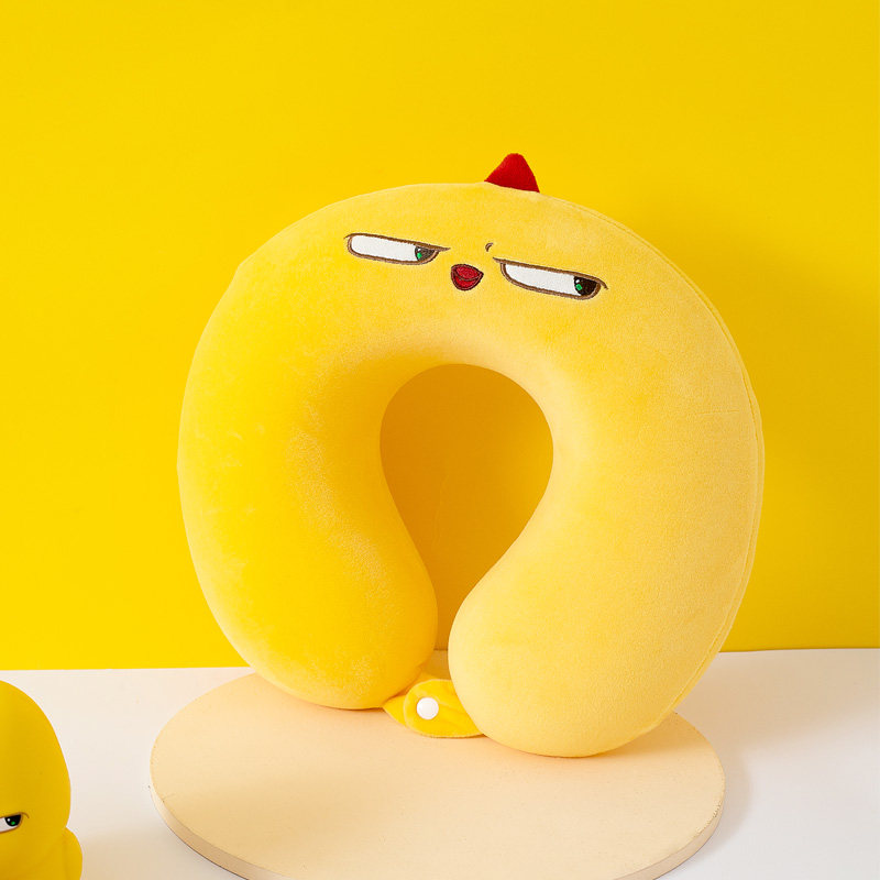 酷乐潮玩warbie yama窝比记忆棉颈枕抱枕办公室午睡神器u型枕坐垫