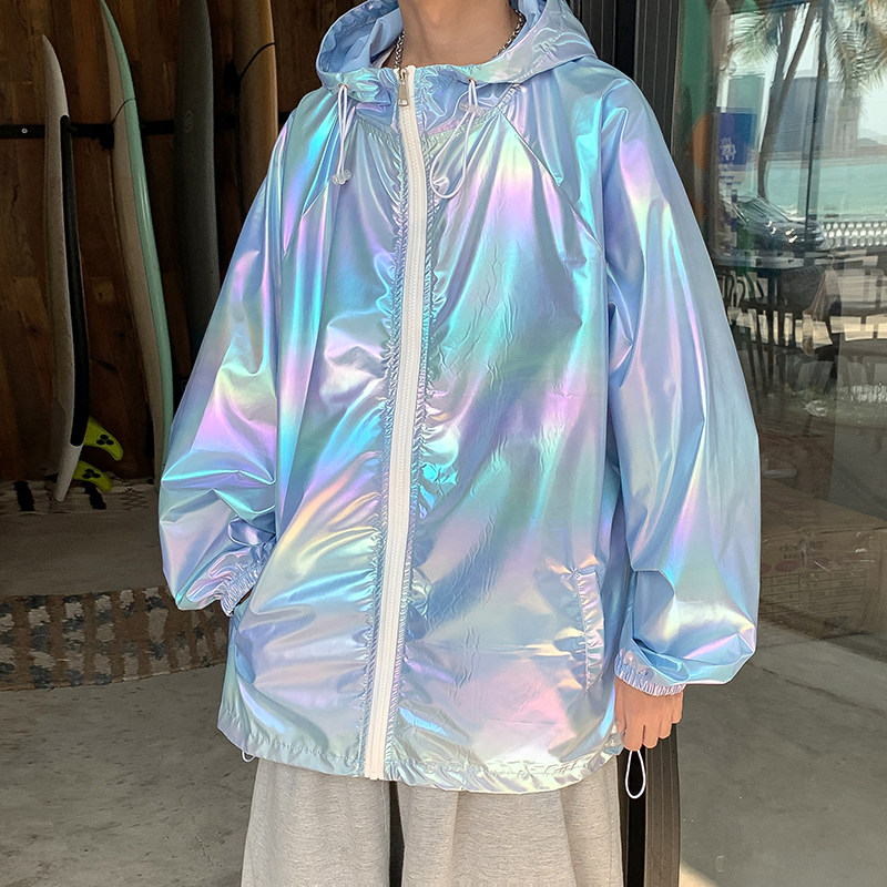 镭射反光外套