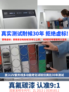 氟碳漆金属漆户外防锈漆防腐栏杆外墙防盗门油漆刷铁黑白色银粉漆