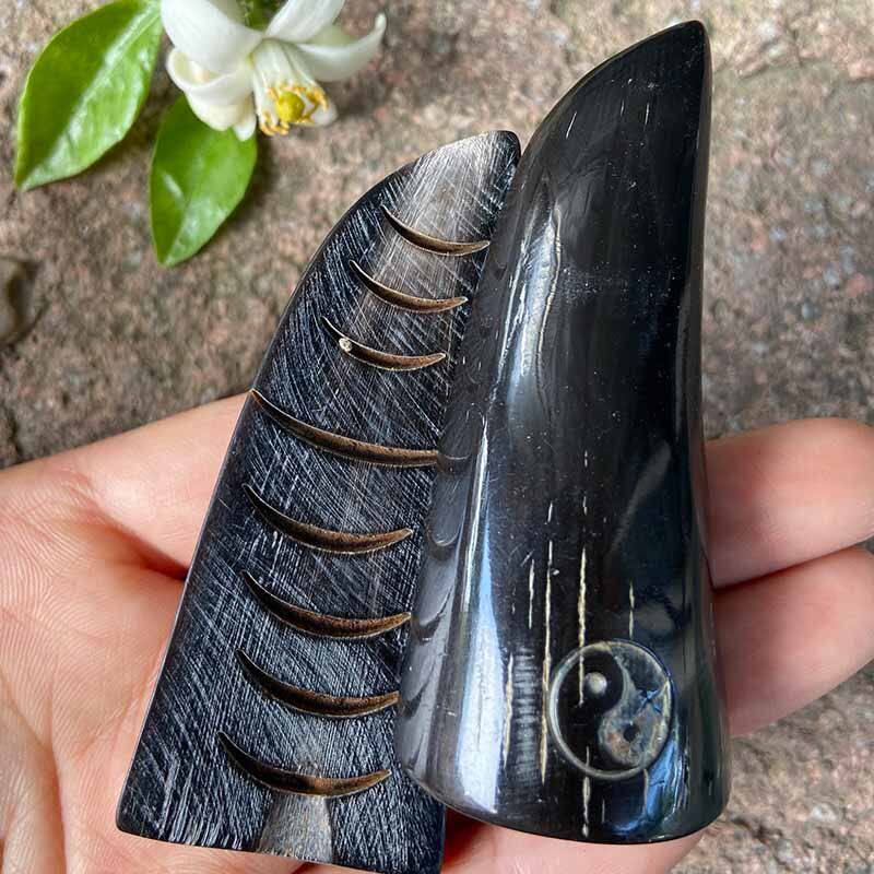 天然牛角卦圣杯圣卦太极图阴阳卦纯手工制作原创个性几何灵卦用品