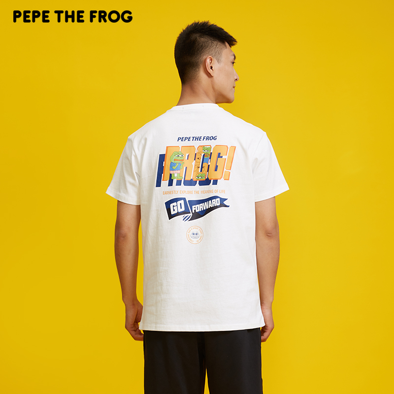 悲伤蛙pepet恤男短袖潮牌潮流ins超火夏季薄款纯棉体恤男装