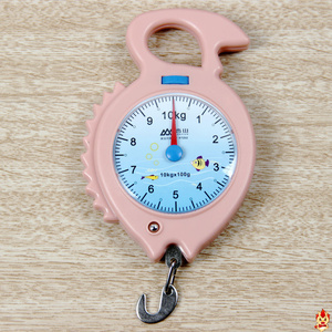弹簧秤挂钩手提称10kg指针挂称手持电子称吊秤拉力小吊称创意便携