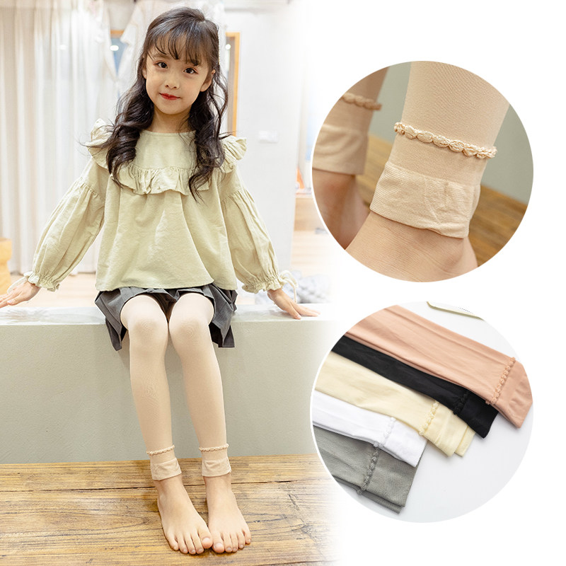 奶糖兔旗舰店的优惠券大全—女童肉色丝袜春秋舞蹈袜儿童肤色打底裤薄