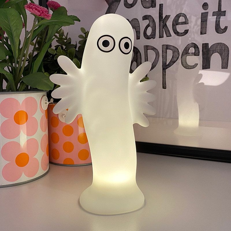 芬兰moomin正品姆明树精小夜灯拍拍暖光灯卧室睡眠灯触控充电台灯