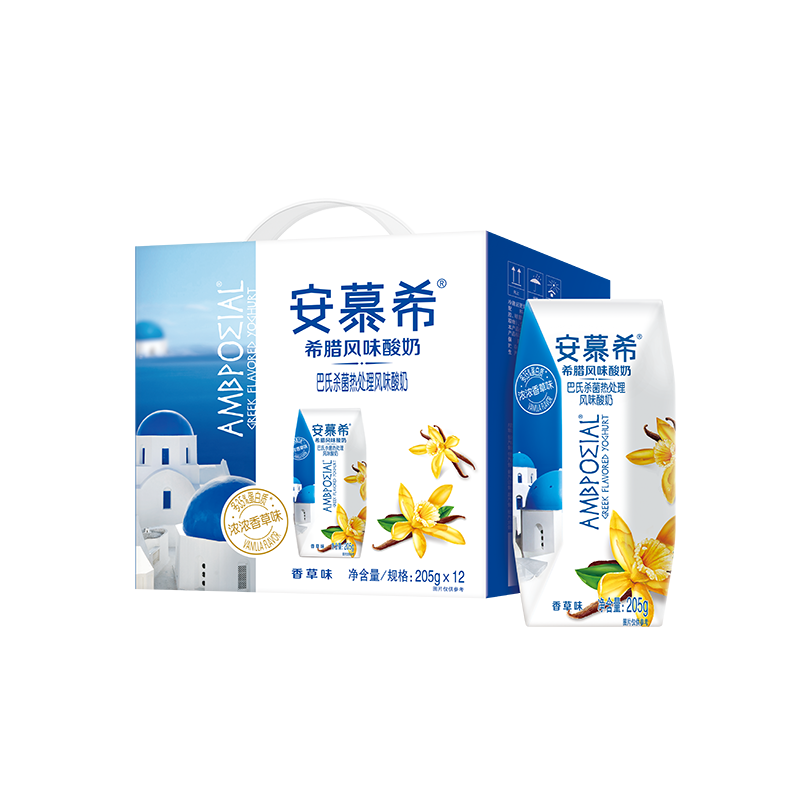 【直播秒杀】安慕希希腊风味酸奶香草味205g*12盒整箱营养早餐奶在类目 咖啡/麦片/冲饮, 乳制品, 酸奶中 - 来自Buy2taobao.com提供专业的淘宝代购服务