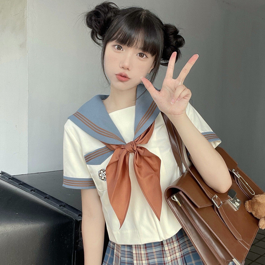 【梗豆の物语】花阳中*暮光*夏季限定jk制服日系学院风短袖水手服