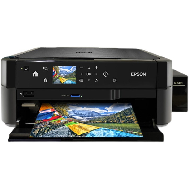 爱普生l850墨仓式彩色喷墨照片6色打印机复印一体机六色家用办公