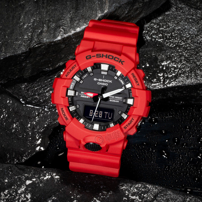 卡西欧新年猪年红色悟空版casio手表男gshock运动防水男表ga800