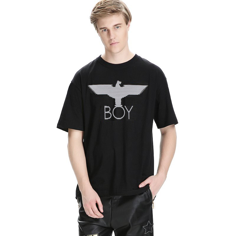 london立体胶印老鹰boy短袖男女情侣宽松圆领t恤ins潮优惠券