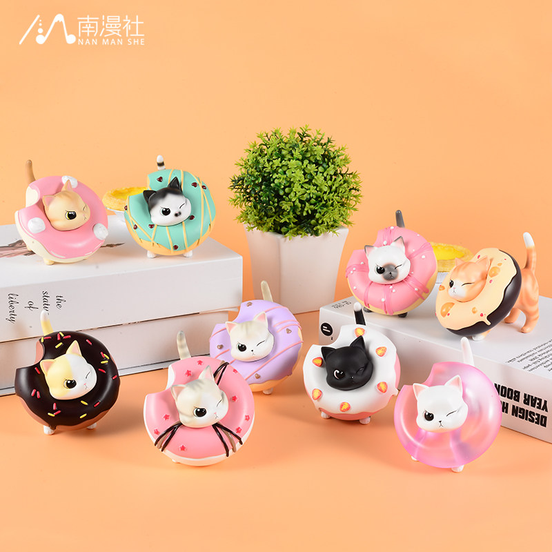 南漫社正版再度与你盲盒猫咪甜点少女心可爱潮玩手办荀桉晗旭周边