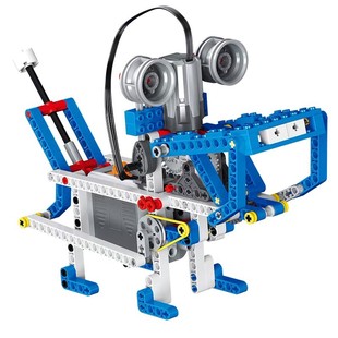 适用儿童机器人套装科教积木9686电动编程百变齿轮机械组拼装机构