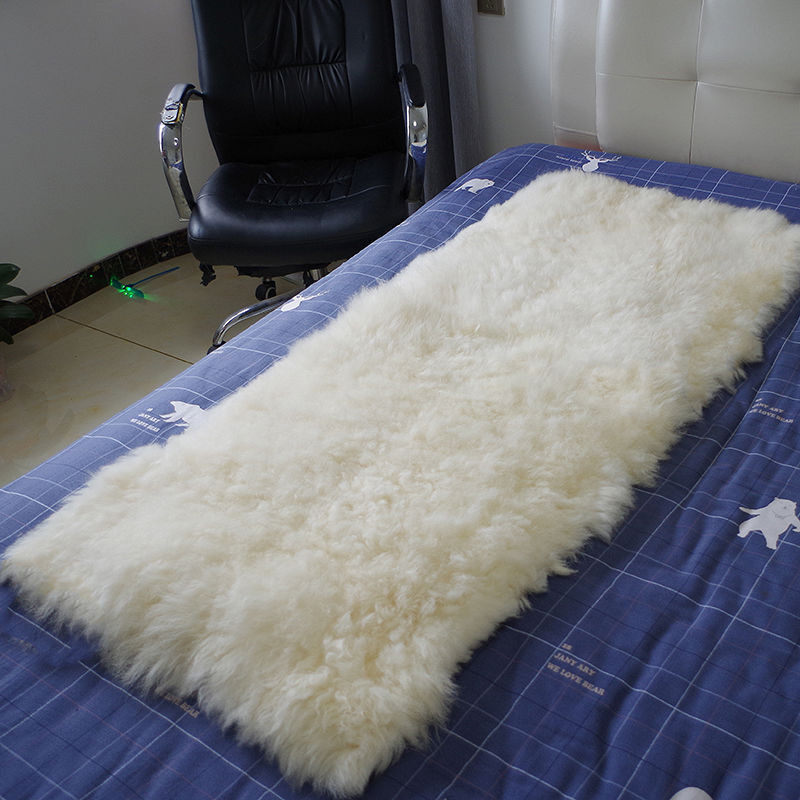 新款褥子皮毛一体绵羊羊皮毯子纯羊羊毛学生床垫