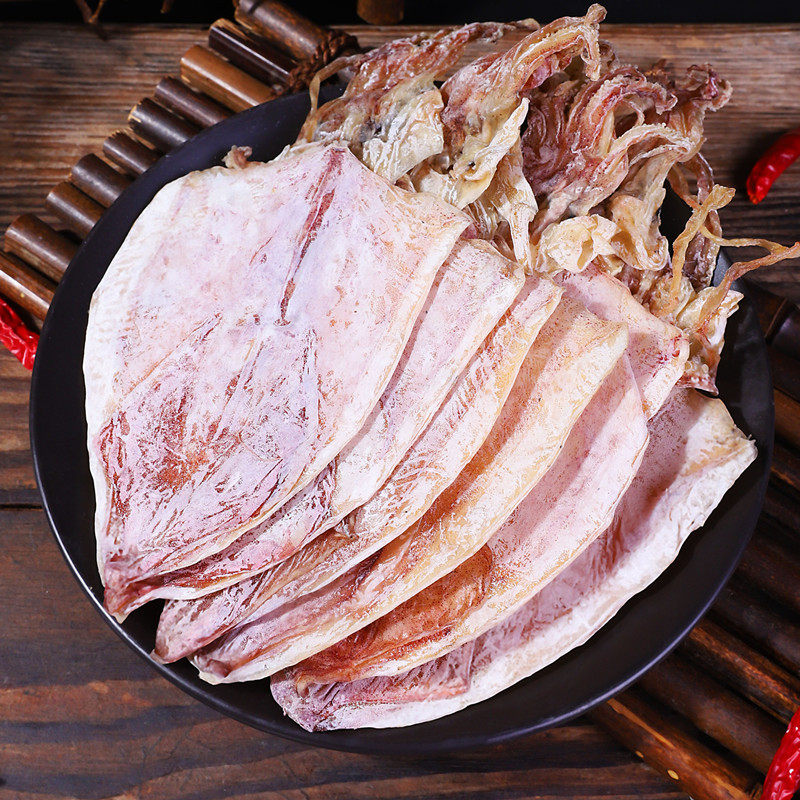 a1大鱿鱼干烧烤专用500g约10条手撕酒吧ktv芥末犹鱼须海产品干货