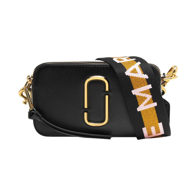innomous海外专营店marc jacobs/莫杰the snapshot新款相机包logo背带
