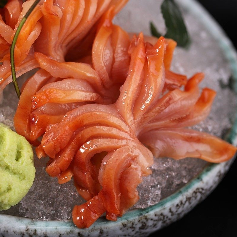 赤贝刺身赤贝肉切片北极贝新鲜贝类生吃海鲜冷冻日本料理海鲜