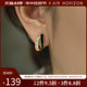 AIR-HORIZON轻奢耳环女2024新款复古耳钉小众设计高级感气质耳饰