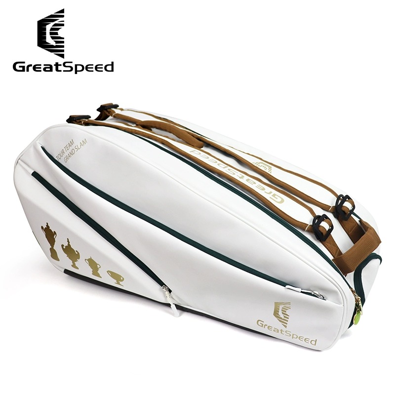 GREATSPEED网球包温网版单肩羽毛球包双肩6支装大容量四大满贯