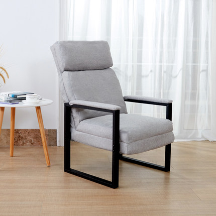 懒人单人椅日式布艺轻奢网红休闲椅