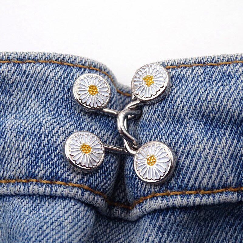 裤腰扣调节牛仔裤扣子免钉收腰神器裤子大小调节扣隐形风纪扣