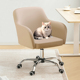 北欧家用电脑椅猫抓皮革升降书房椅舒适久坐轻奢办公转椅靠背椅子