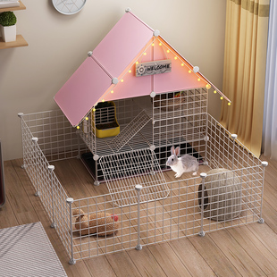 兔笼子兔子窝家用室内宠物荷兰猪自动清粪超大号别墅专用养殖笼小