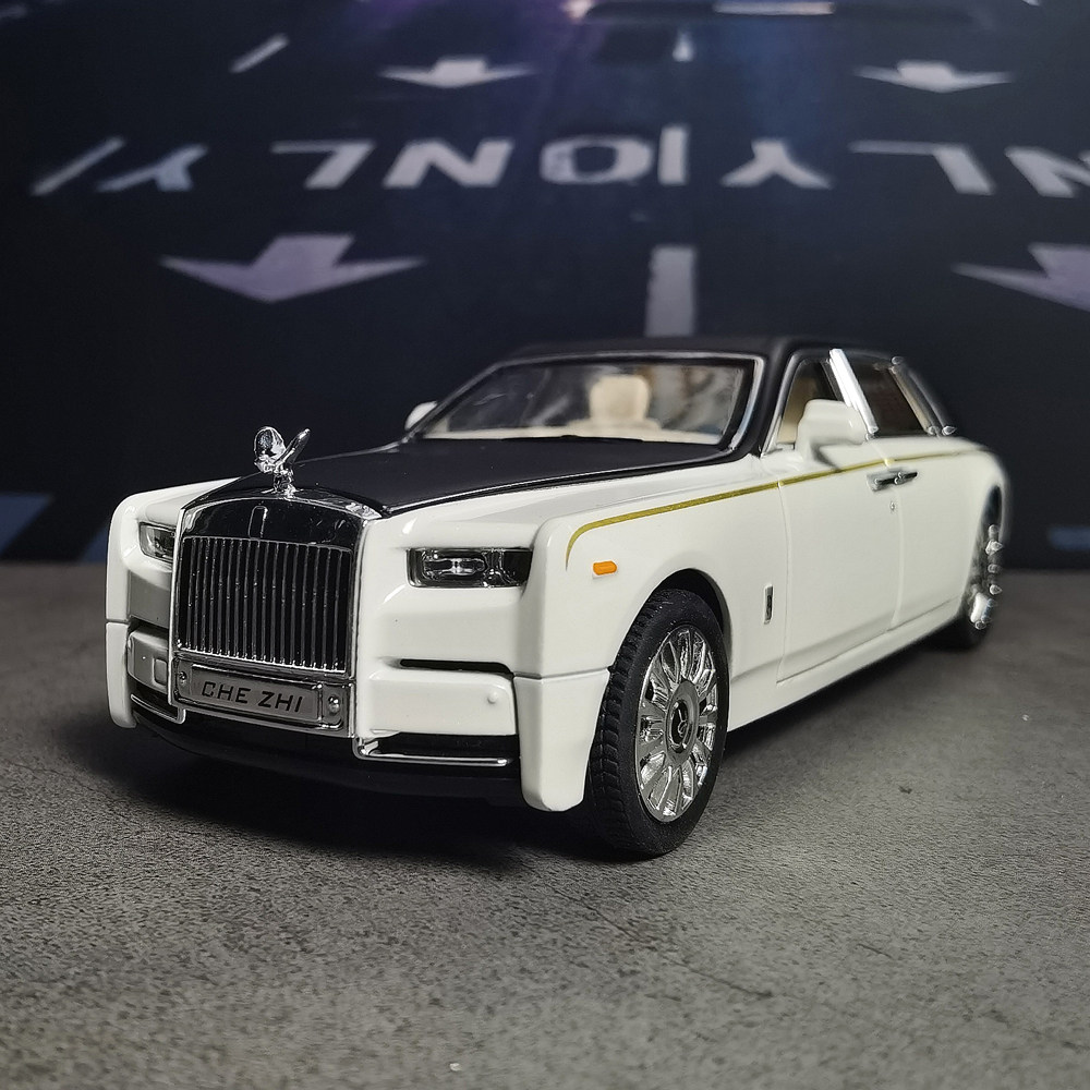 80淘宝新品仿真1:24劳斯莱斯幻影大号合金车模收藏摆件汽车模型男儿童