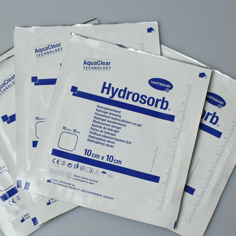 hartmann保赫曼德湿舒hydrosorb水凝胶伤口敷料普通10x10cm医院款