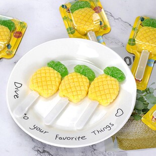 金稻谷菠萝造型软糖21g*48支果汁棒棒糖水果网红创意儿童糖果零食