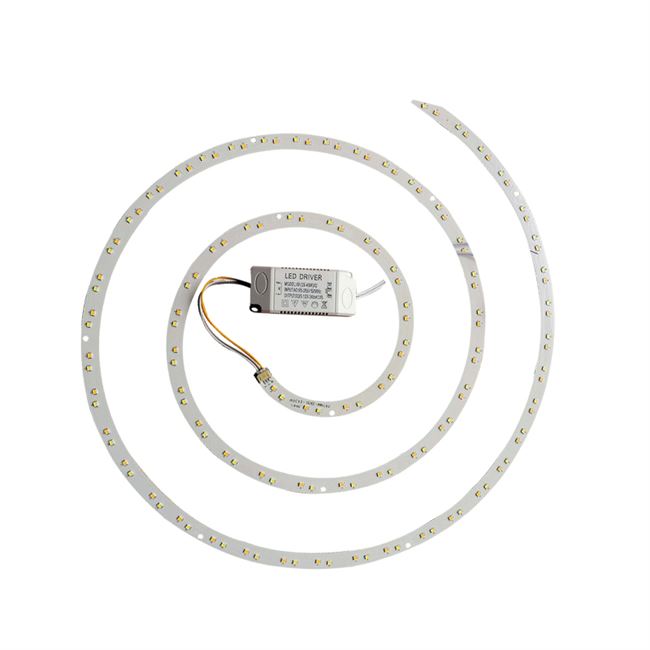 精品超亮护眼吸顶灯环形光源改造蚊香型led贴片大芯片风扇灯灯芯