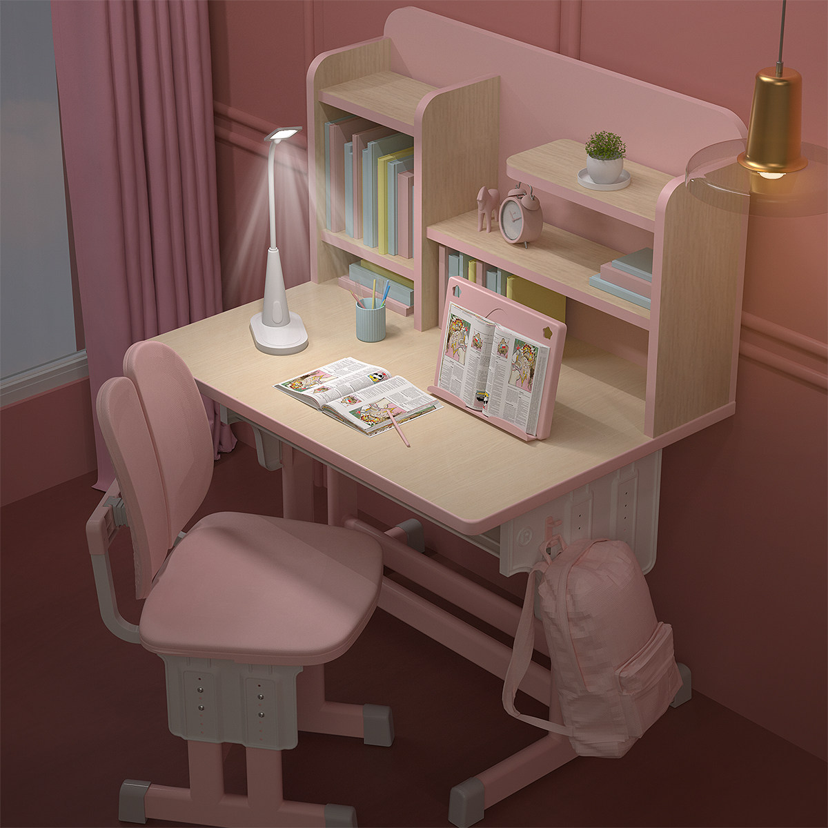 儿童书桌椅子女孩