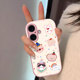 适用苹果16手机壳iPhone15Promax新款ip14精孔13卡通12动物11蛋糕XR创意8plus防摔6s保护套Xsmax简约7p全包边