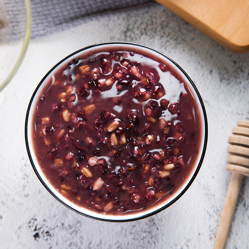 粥事如意黑米燕麦粥300g*6方便营养早餐饭免煮代餐即食速食品袋装