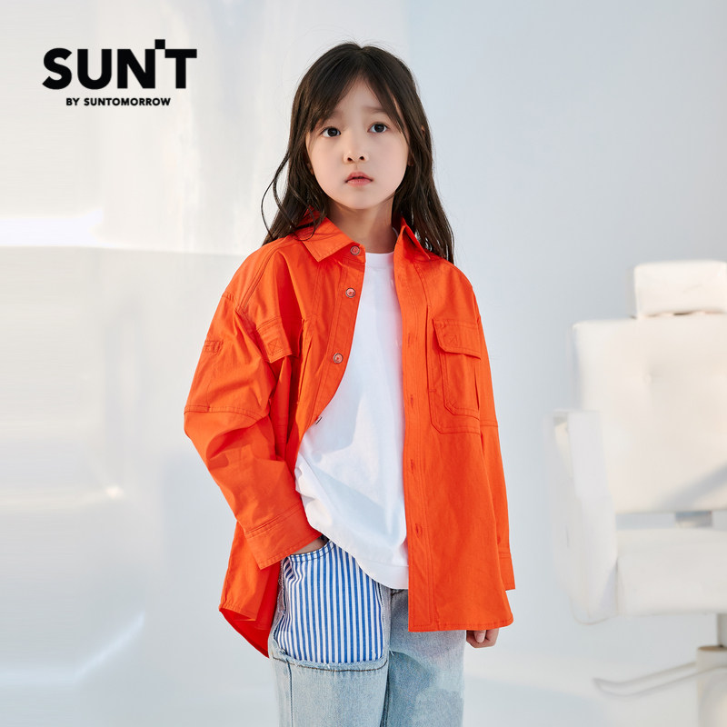 suntomorrow旗舰店的优惠券大全—suntomorrow童装上衣2021春装新款