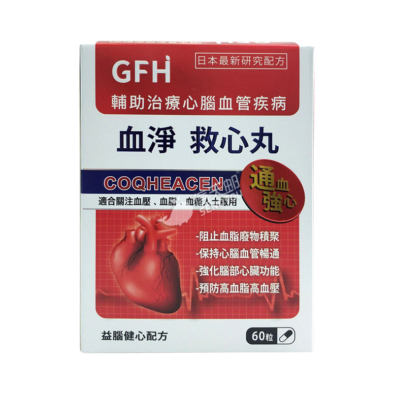 香港进口GFH/广福堂血净救心丸6