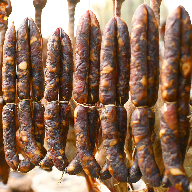 特价安昌腊肠_绍兴安昌酱香肠腊肠腊肉手工日晒特产古镇安昌风干肉