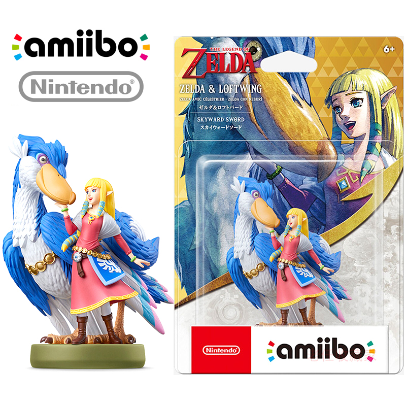 任天堂正版 amiibo 塞尔达传说 天空之剑 HD 洛夫特飞鸟公主 手办