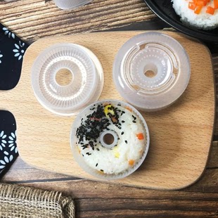 甜甜圈寿司饭团模具创意宝宝儿童米饭造型磨具家用大号便当模型装