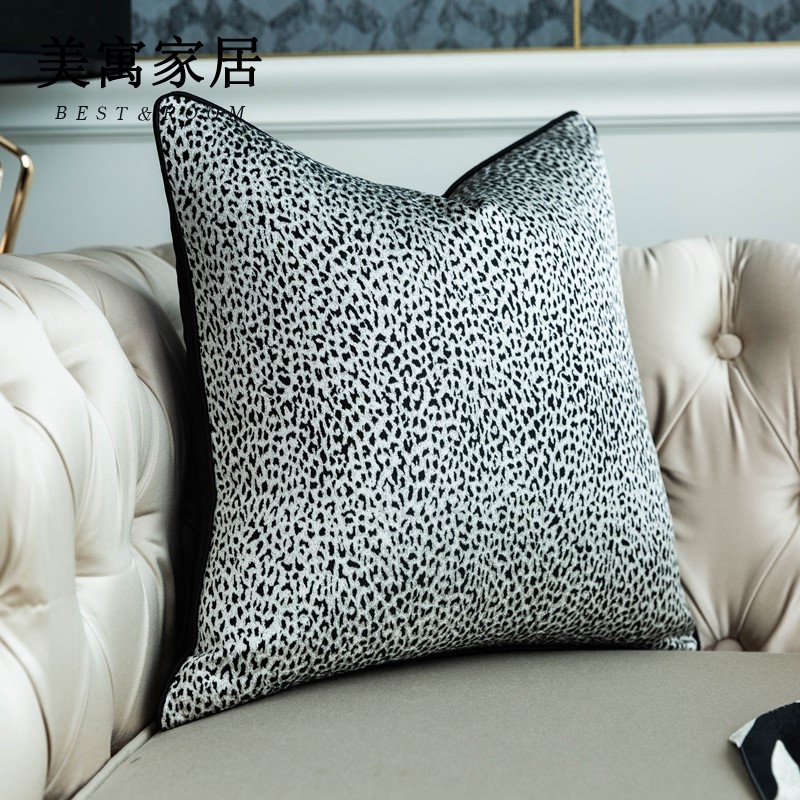 American style Light extravagance black and white Cushion sofa Backrest pad modern Simplicity personality stripe customized Pillowcase Excludingin the Home Fabric , Pillow/Pillow category - from Buy2taobao.com to provide professional Taobao agent buy service