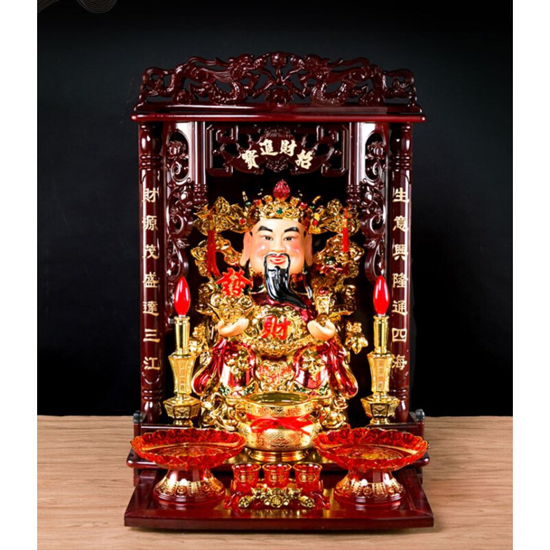 神龛供台关音财神爷供6奉神台牌位架子吊柜墙壁挂式家用小佛龛实